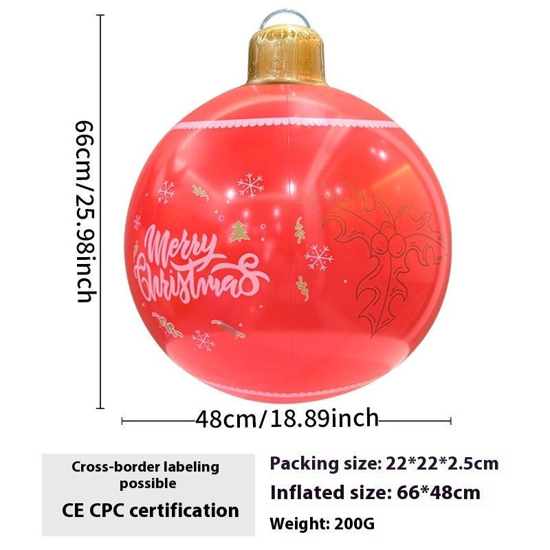 Inflatable Christmas Ball Outdoor Garden Decor