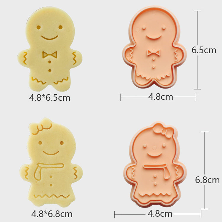 Christmas Gingerbread Man Cookie Mold