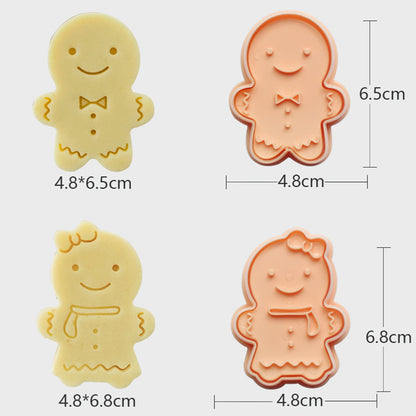 Christmas Gingerbread Man Cookie Mold