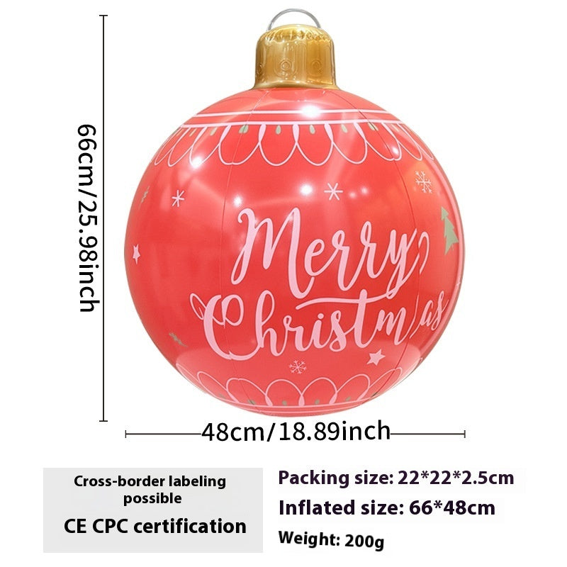 Inflatable Christmas Ball Outdoor Garden Decor