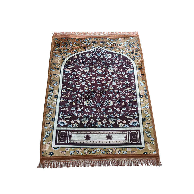 Comfortable Thick Qibla Mat for Prayers