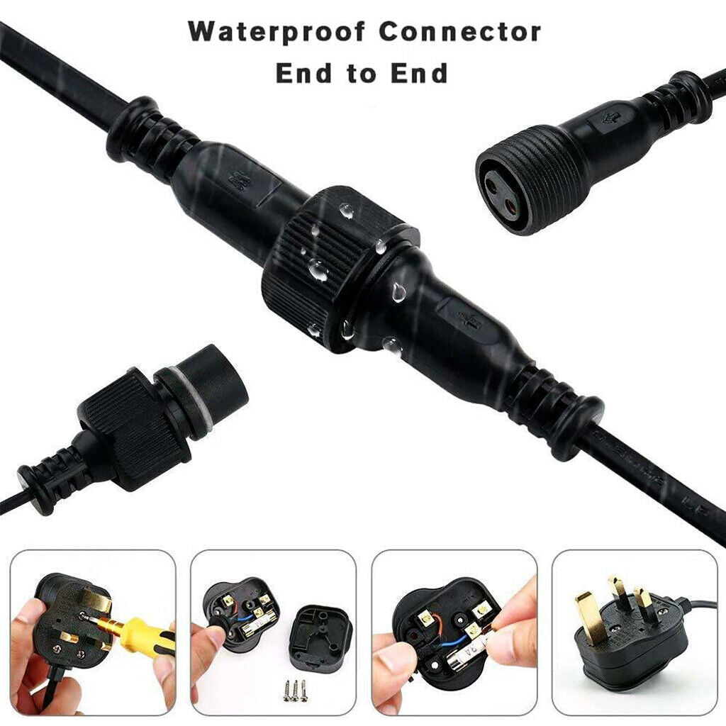 Outdoor Fairy Lights with G40 Bulbs