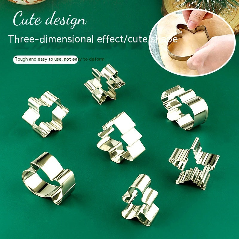 Christmas Biscuit Cake Fondant Mold