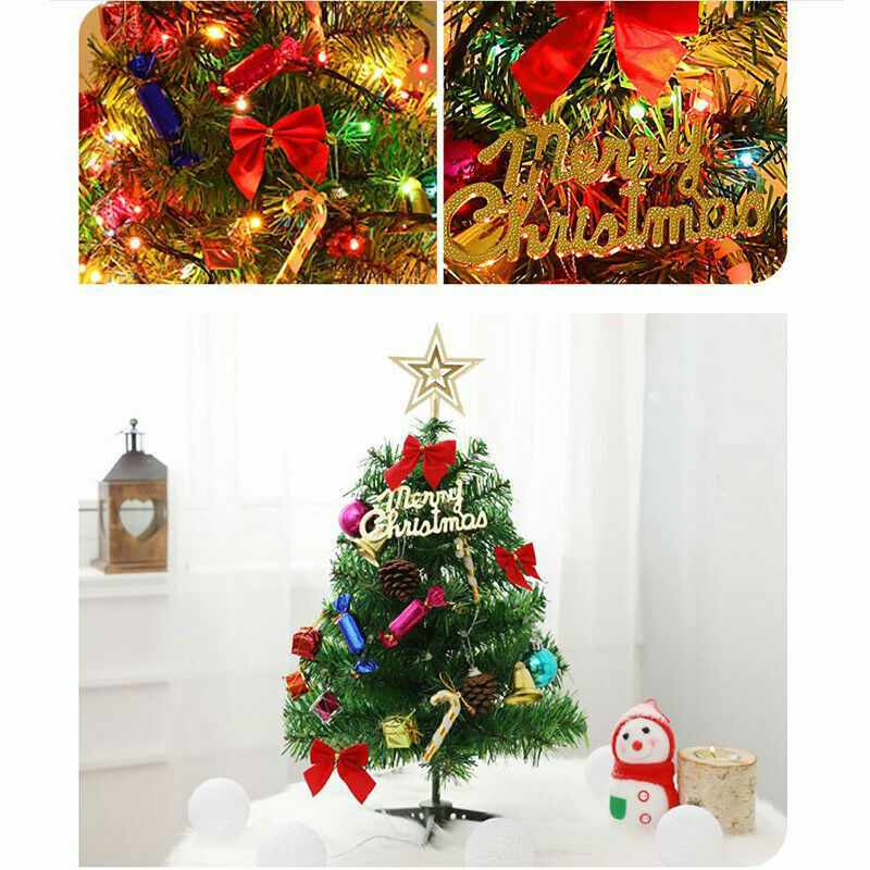 60cm Mini Tabletop Christmas Tree with LED Lights
