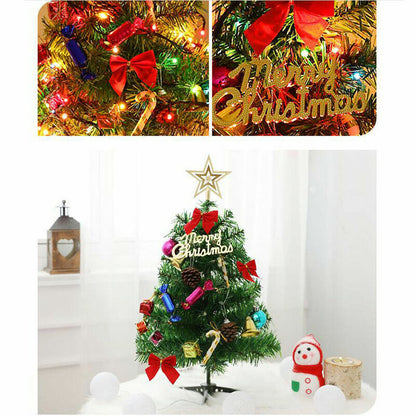 60cm Mini Tabletop Christmas Tree with LED Lights