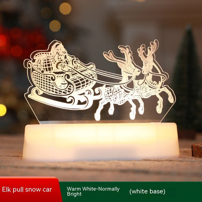 3D Acrylic LED Christmas Night Lamp