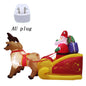 Christmas Inflatable Garden Decoration – Elk Sleigh