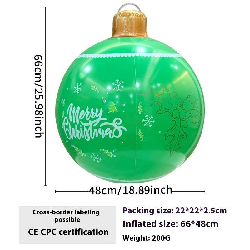 Inflatable Christmas Ball Outdoor Garden Decor