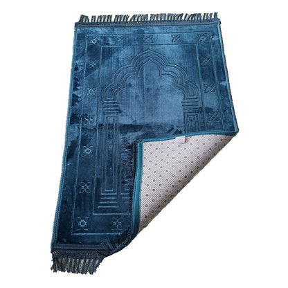 Soft Embossed Prayer Rug Solid Color