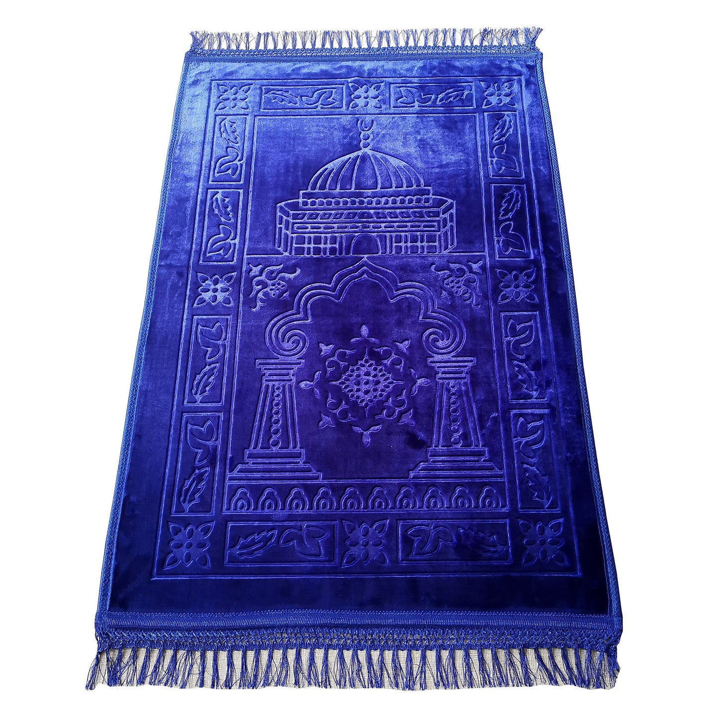 Soft Embossed Prayer Rug Solid Color