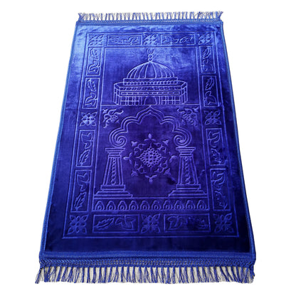 Soft Embossed Prayer Rug Solid Color