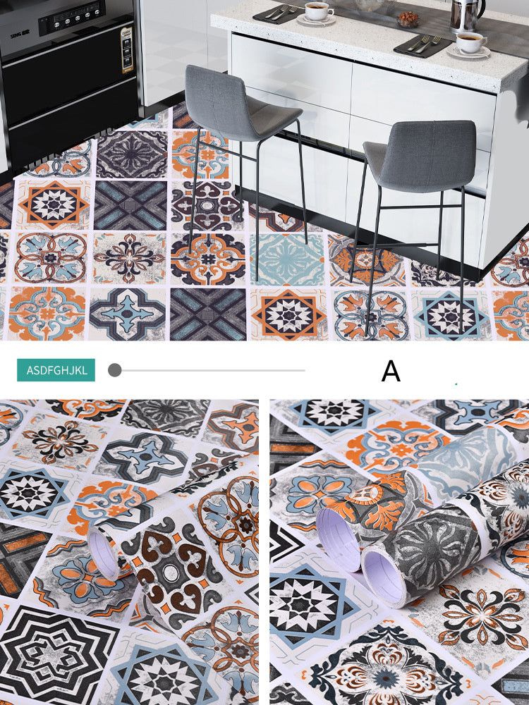 Self-Stick Balcony Tile Floor Sticker Waterproof