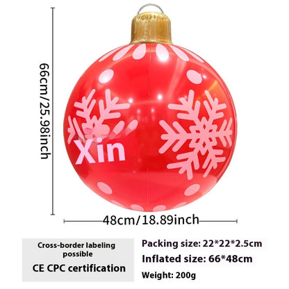 Inflatable Christmas Ball Outdoor Garden Decor
