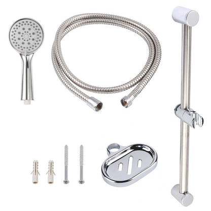 Stainless Steel Slider Rail Shower Riser Kit