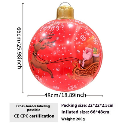 Inflatable Christmas Ball Outdoor Garden Decor