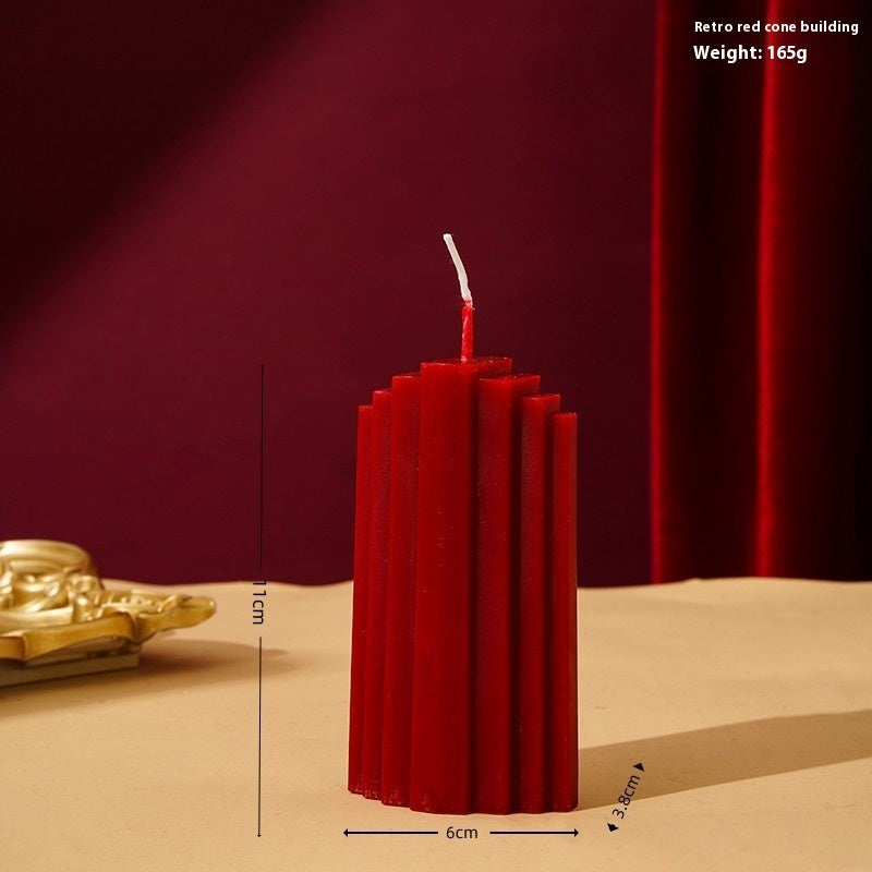 Wine Red Christmas Scented Candle