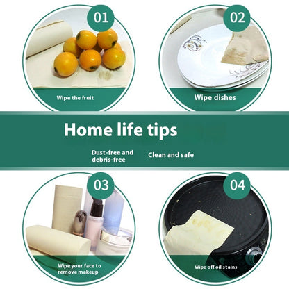 64 Rolls Natural Color Toilet Paper Household Pack